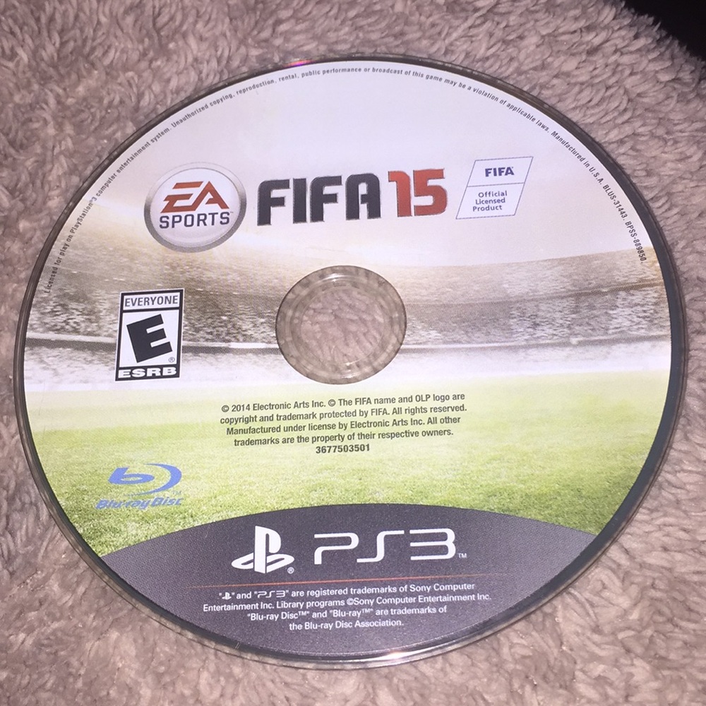 FIFA 15 soccer PS3 play station 3 video game World Cup